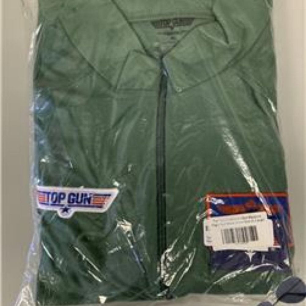 Top Gun Adult Maverick Sunglass Flight Jump Suit Men Union Pilot Cosplay Costume - Picture 8 of 10